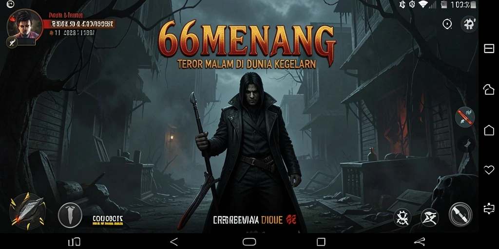 Tampilan gameplay menakutkan di dalam dunia kegelapan.