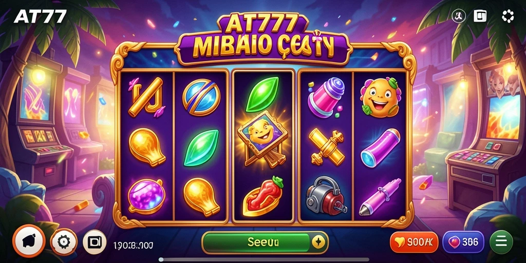 Tampilan gameplay slot AT777 yang menarik dan menghibur.