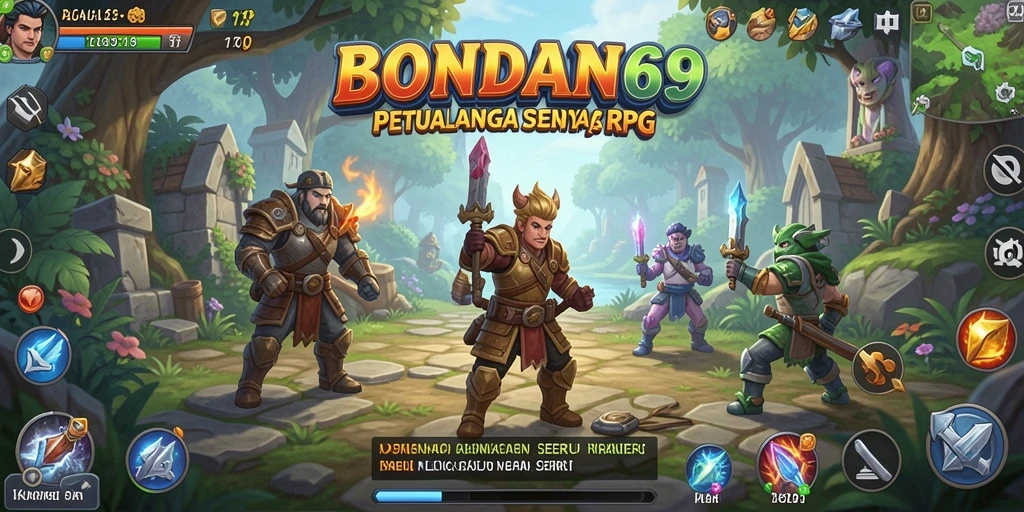 Tampilan gameplay dari BONDAN69 dengan aksi RPG seru.
