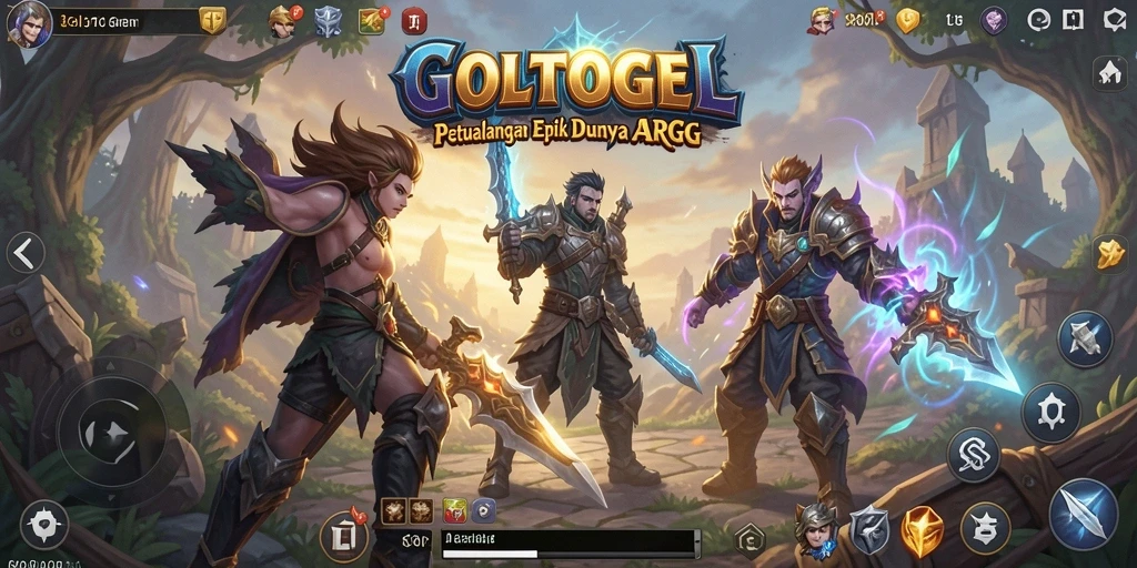 Tampilan menarik gameplay <strong>GOLTOGEL</strong> dengan pertarungan dan eksplorasi yang seru.