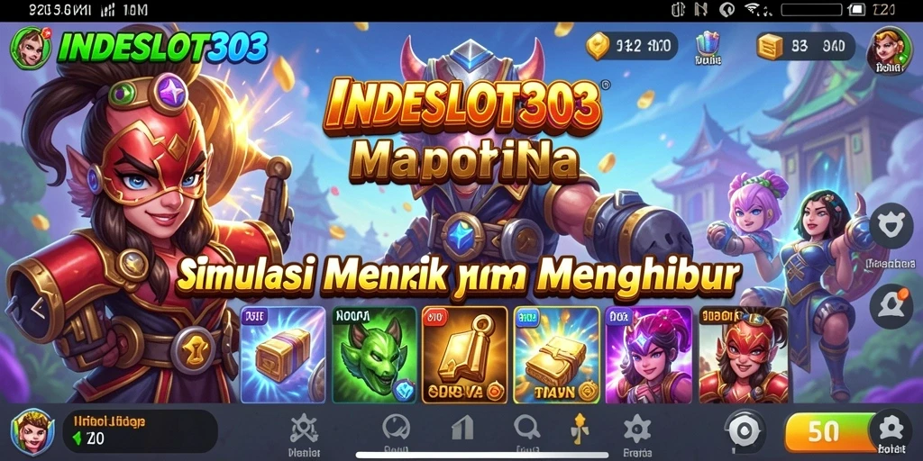 Tampilan gameplay menarik dari INDESLOT303 yang menunjukkan simulasi yang mendalam.