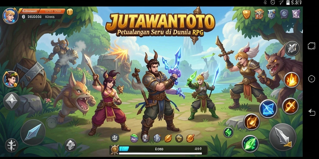 Screenshot tampilan gameplay seru dari JUTAWANTOTO.
