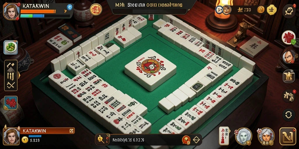 Tampilan gameplay KATAKWIN yang menarik dengan efek visual yang ciamik.
