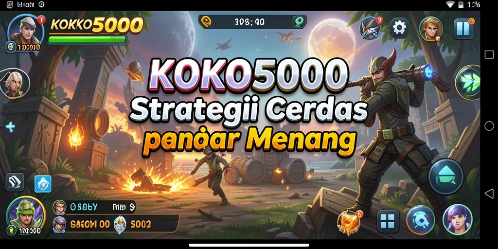 Screenshot KOKO5000 menampilkan momen strategis dalam gameplay.