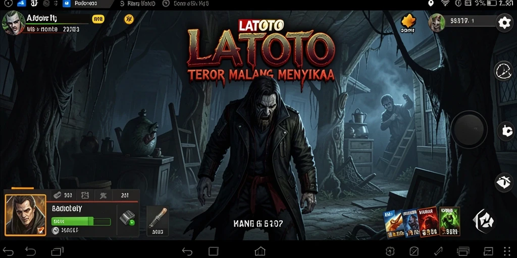 Tampilan mengerikan dari gameplay LATOTO yang menegangkan.