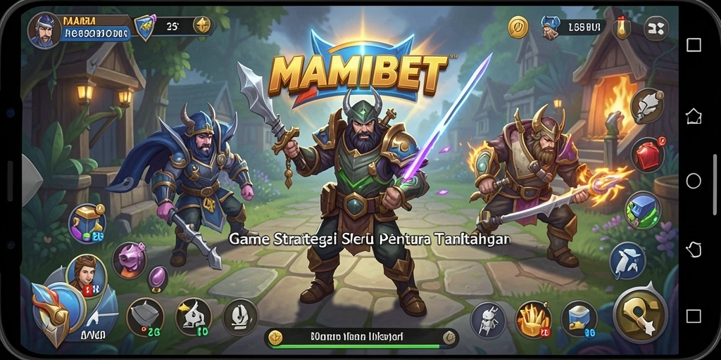 Tampilan gameplay seru MAMIBET, strategi di balapan waktu.