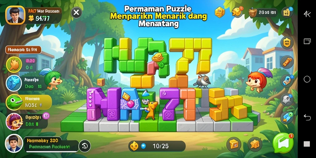 Tangkapan layar gameplay NA777 menunjukkan teka-teki yang menantang dan menarik.