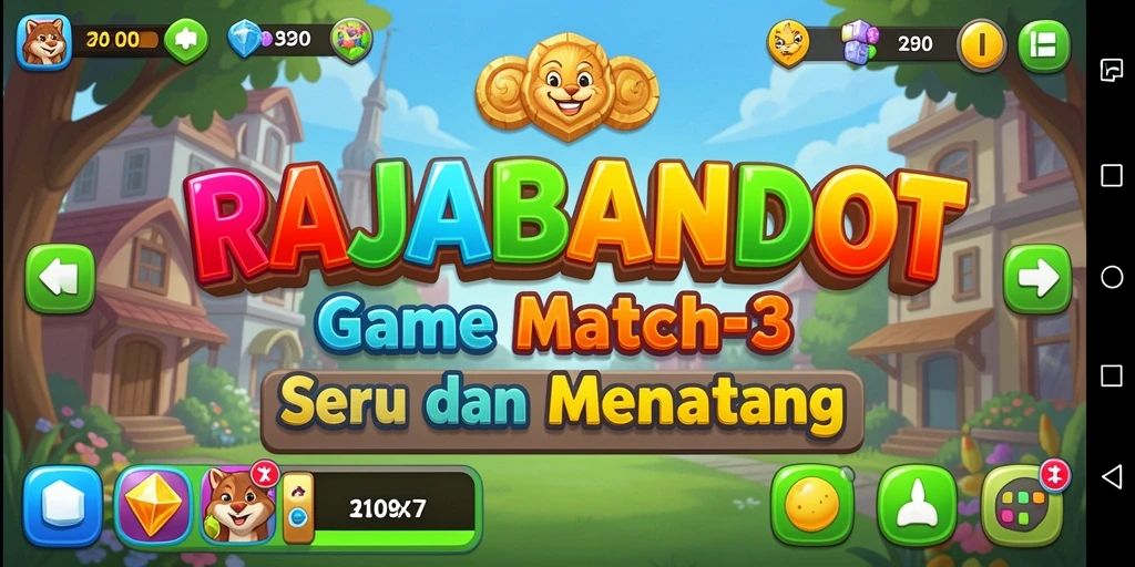 Tampilan gameplay RAJABANDOT yang menarik dan seru.