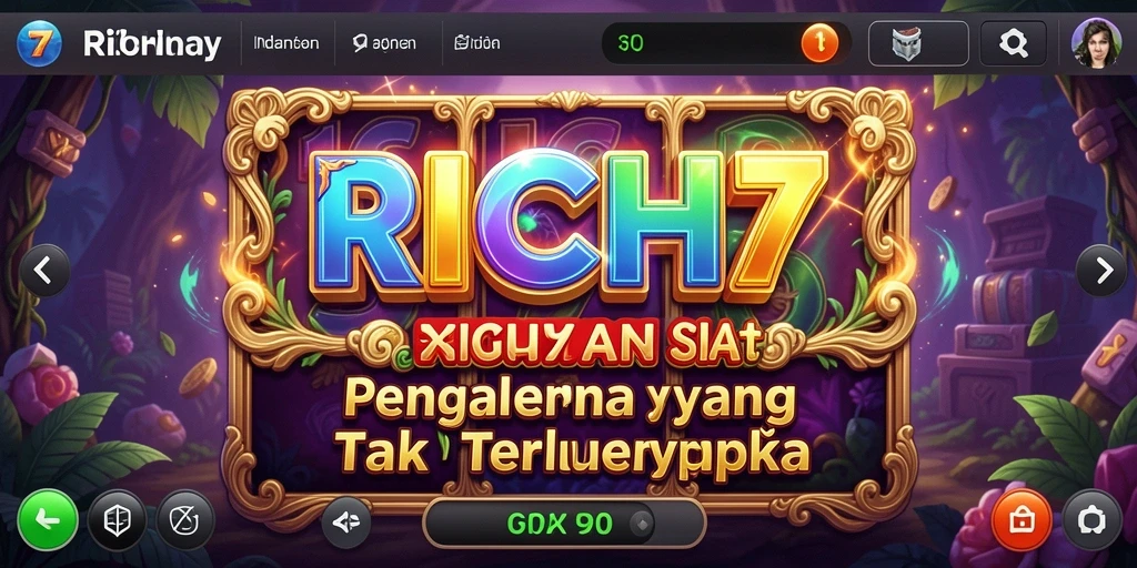 Screenshot menampilkan gameplay mengasyikkan dari RICH7 dengan grafik yang memukau.