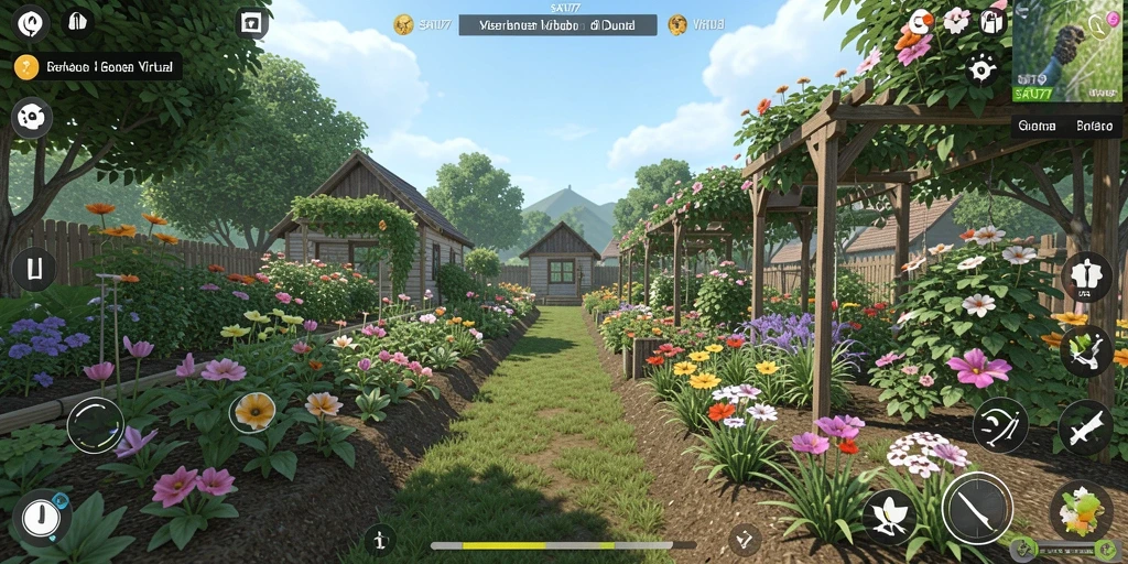 Gameplay menarik dalam SATU77 dengan aktivitas berkebun yang seru.