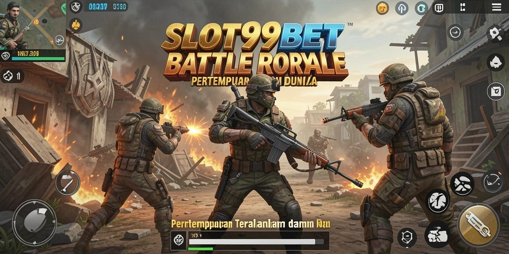Screenshot menampilkan aksi pertempuran mendebarkan dalam SLOT99BET.