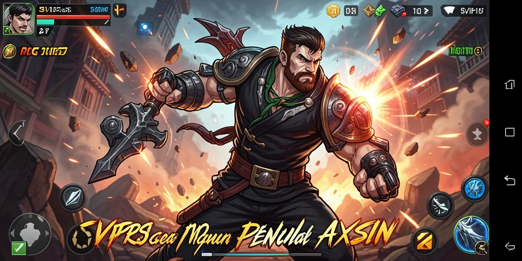 Tampilan dinamis gameplay pertarungan di SVIP5.
