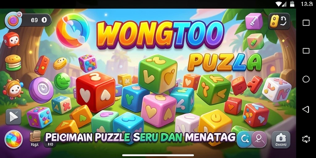 Screenshot WONGTOTO menampilkan gameplay Puzzle yang seru.