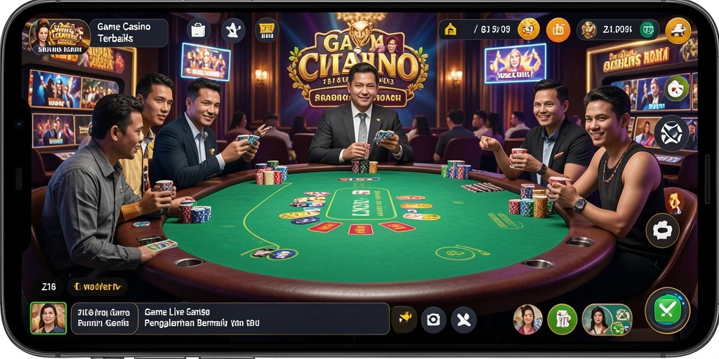 Gameplay Live Casino yang mengesankan dan interaktif di Z18.