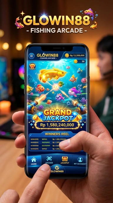 Tampilan antarmuka pengguna di glowin88 yang bersih dan modern.